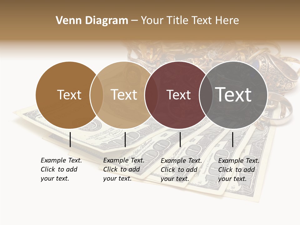 Used Pile Coin PowerPoint Template