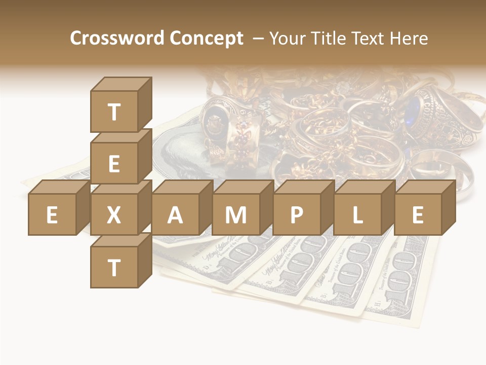 Used Pile Coin PowerPoint Template