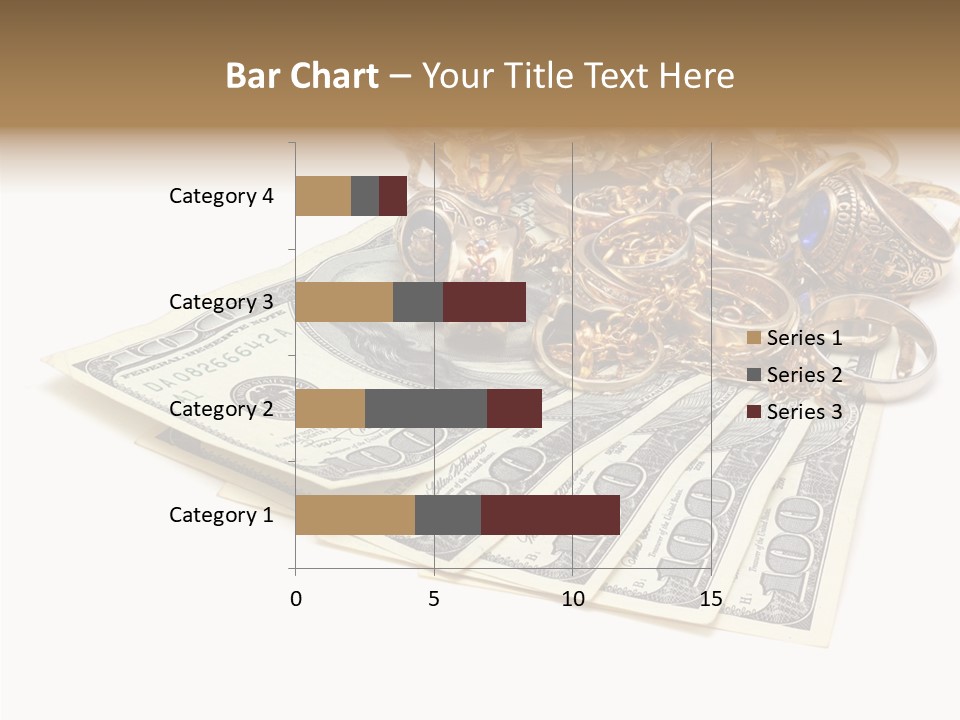 Used Pile Coin PowerPoint Template