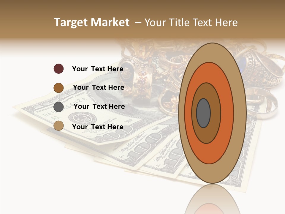 Used Pile Coin PowerPoint Template