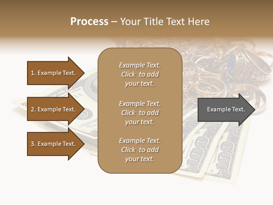 Used Pile Coin PowerPoint Template