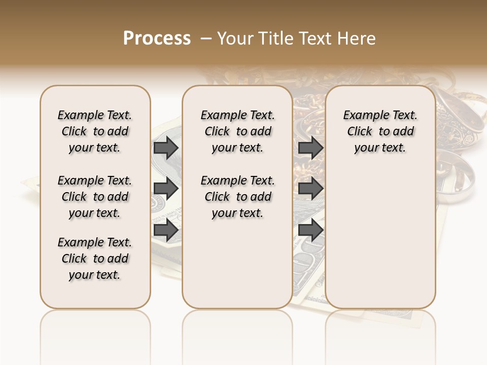 Used Pile Coin PowerPoint Template