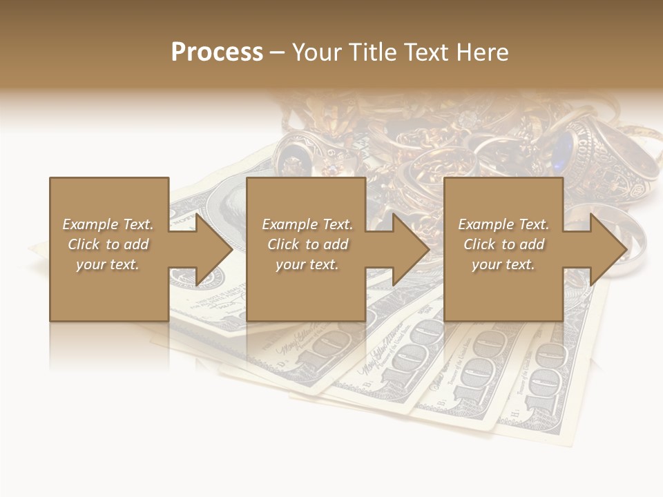 Used Pile Coin PowerPoint Template