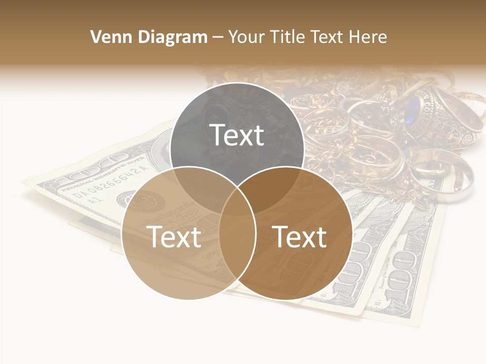 Used Pile Coin PowerPoint Template