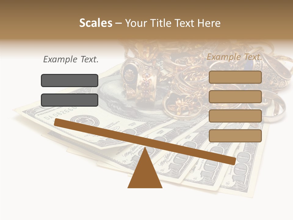 Used Pile Coin PowerPoint Template