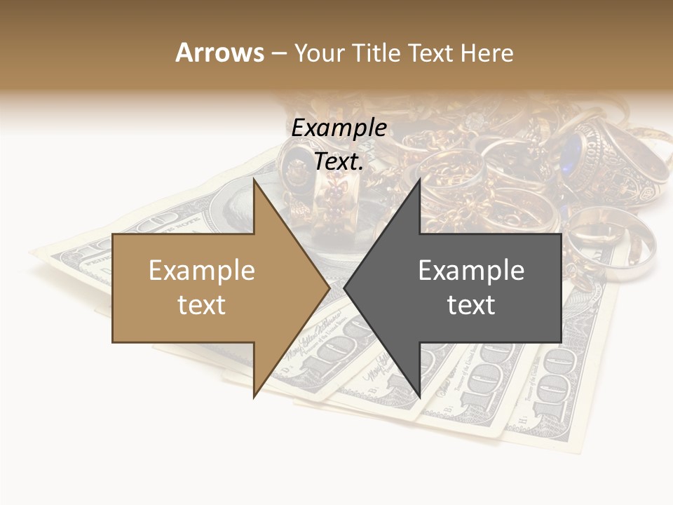 Used Pile Coin PowerPoint Template