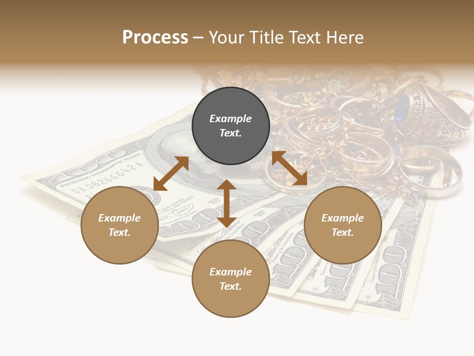 Used Pile Coin PowerPoint Template