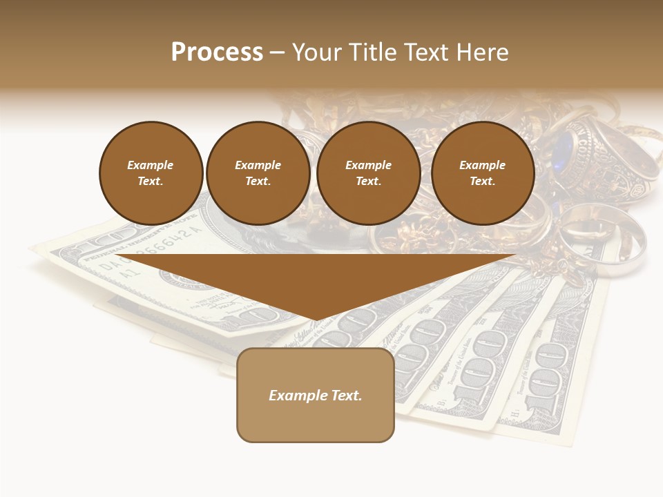 Used Pile Coin PowerPoint Template