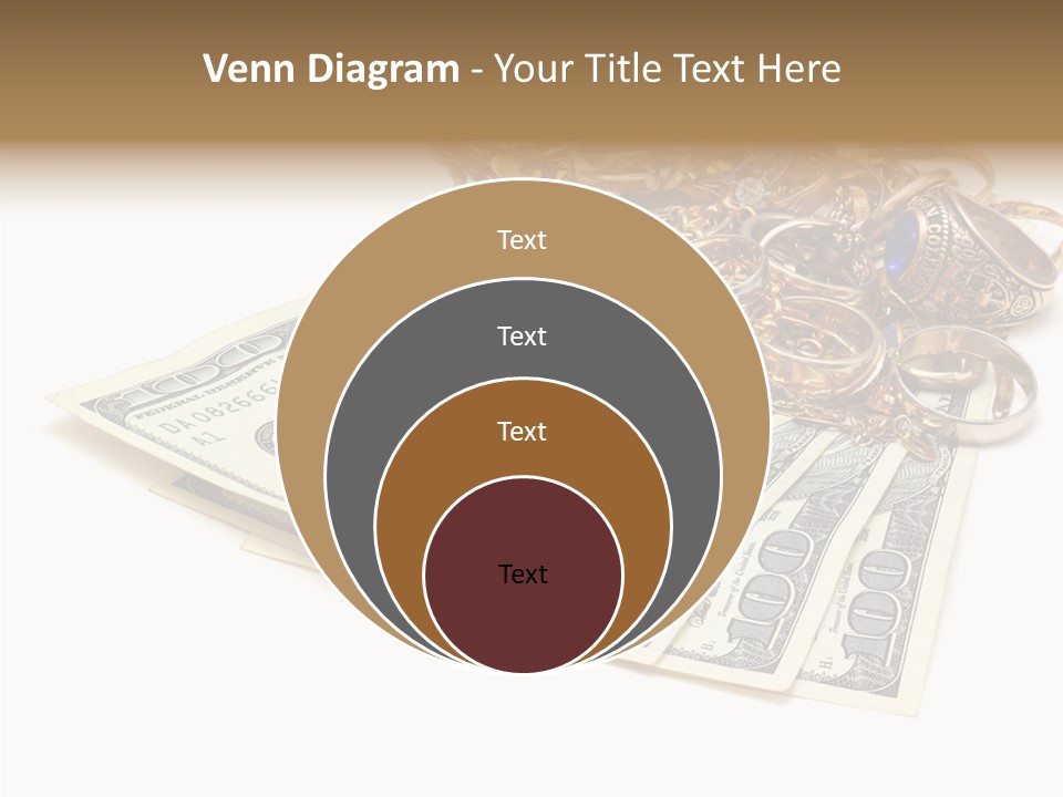 Used Pile Coin PowerPoint Template