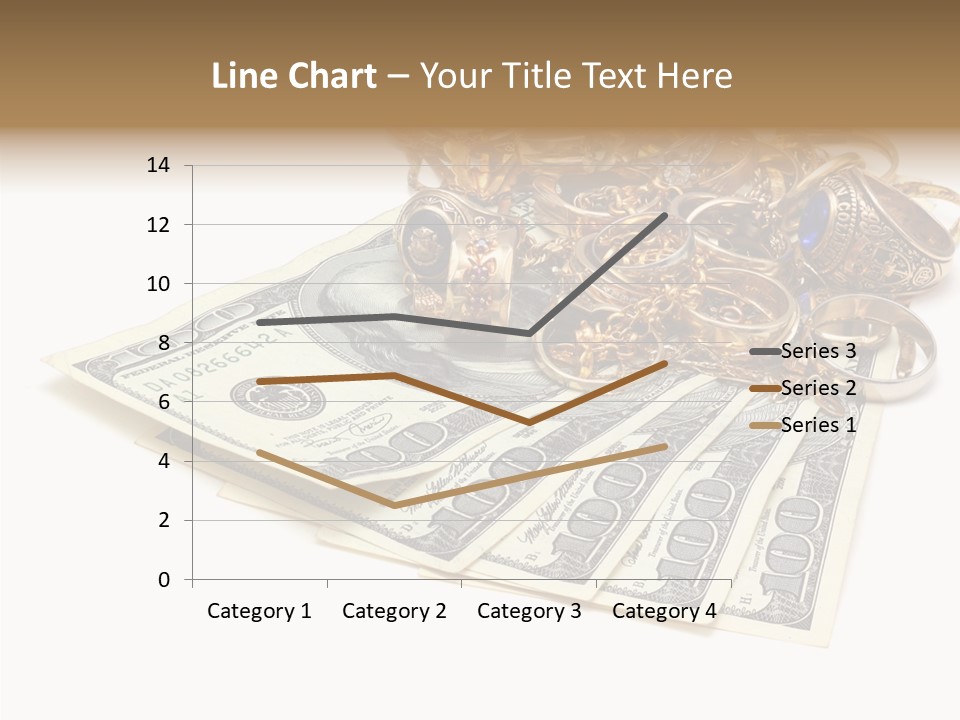 Used Pile Coin PowerPoint Template