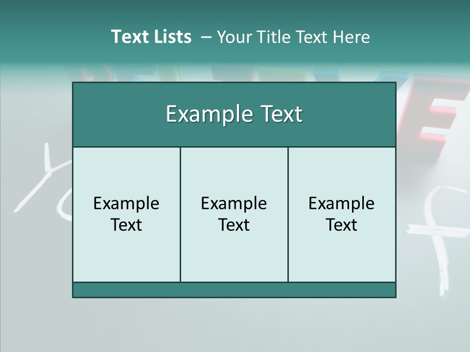 Hope Font Faith PowerPoint Template