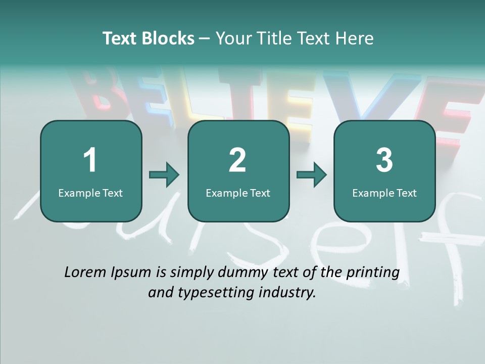 Hope Font Faith PowerPoint Template