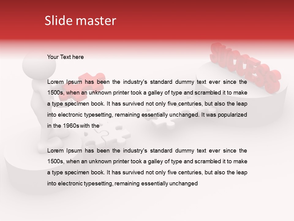 Jigsaw Creativity Concept PowerPoint Template