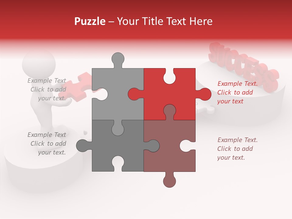 Jigsaw Creativity Concept PowerPoint Template