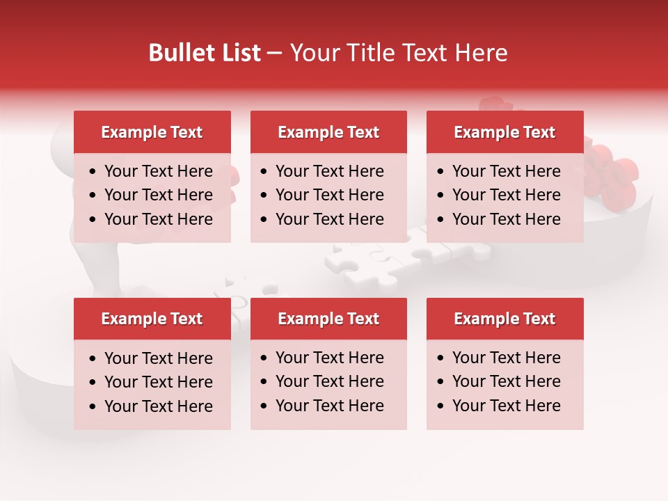 Jigsaw Creativity Concept PowerPoint Template