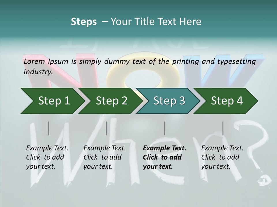 Light Time Black PowerPoint Template