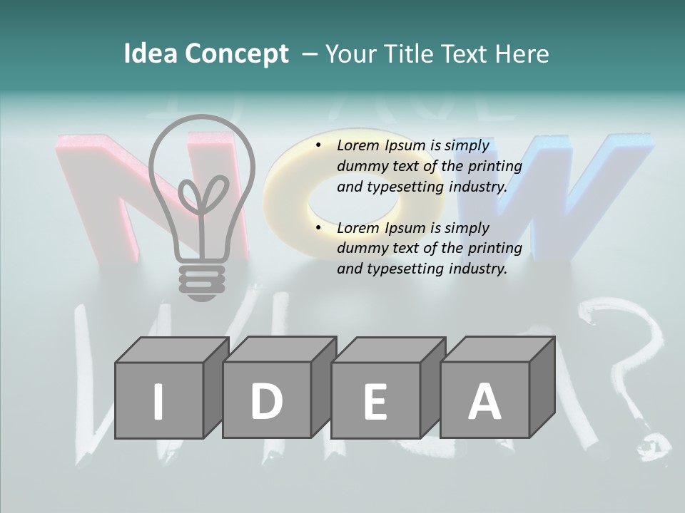 Light Time Black PowerPoint Template