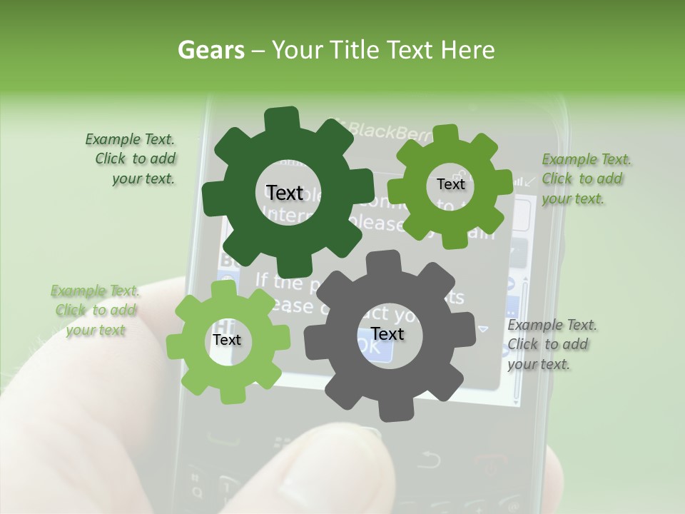 Service Users Server PowerPoint Template