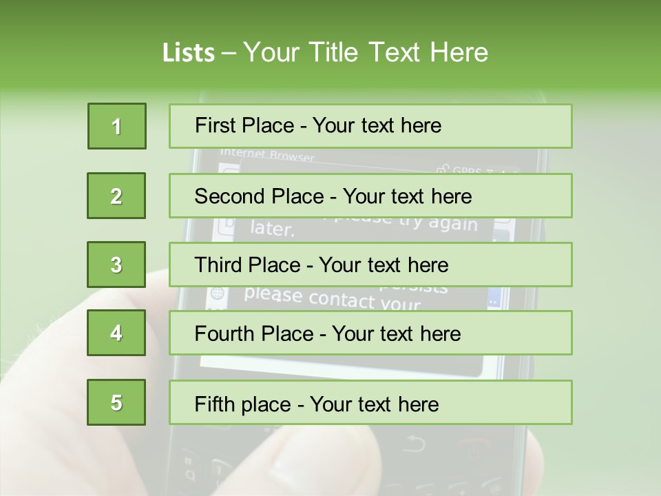 Service Users Server PowerPoint Template