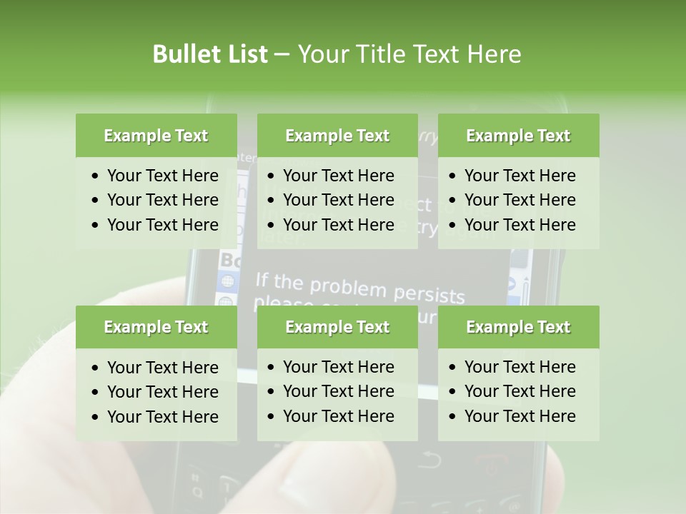 Service Users Server PowerPoint Template