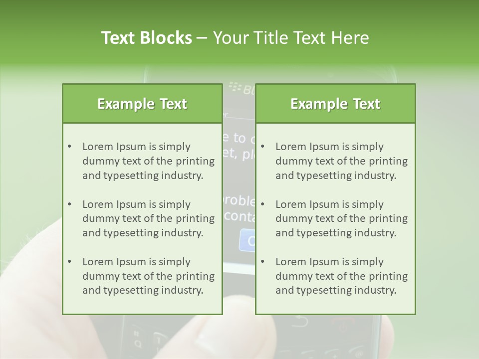 Service Users Server PowerPoint Template