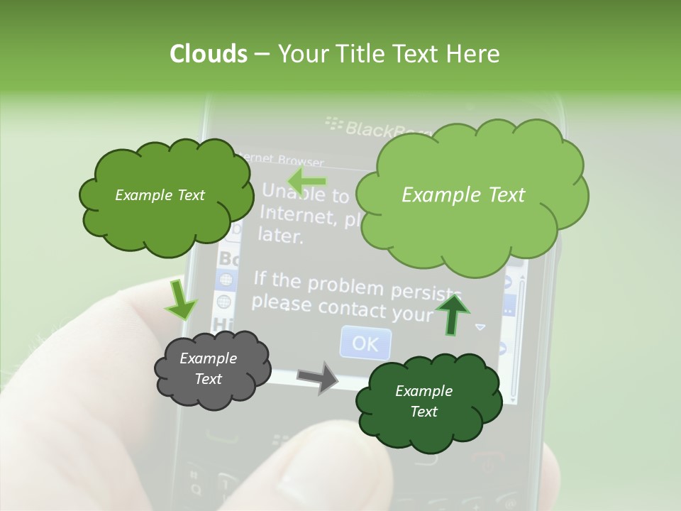Service Users Server PowerPoint Template