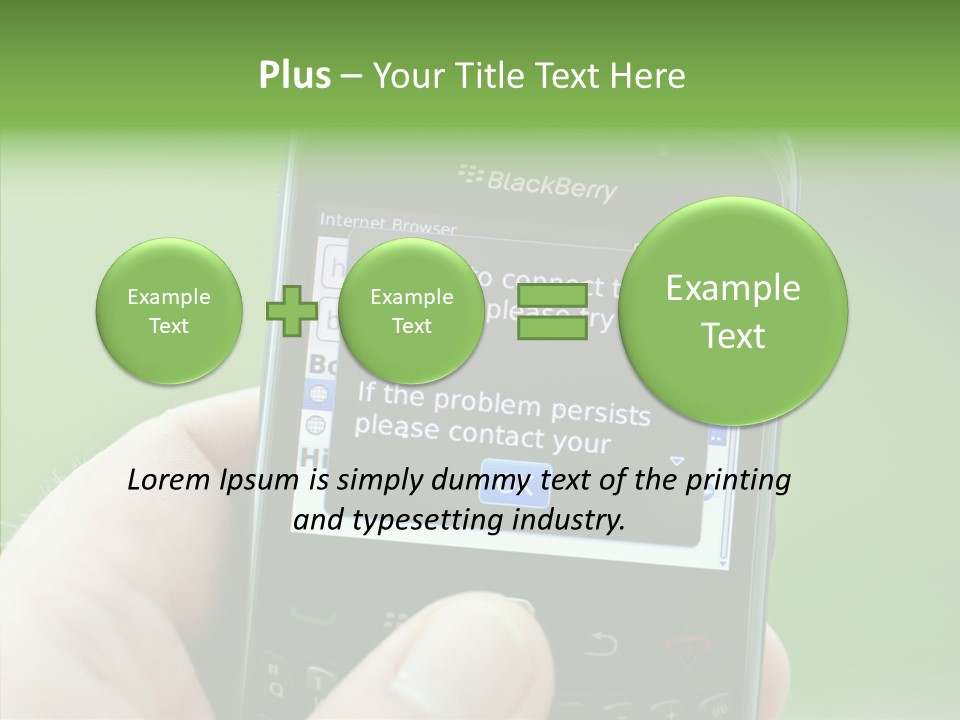 Service Users Server PowerPoint Template