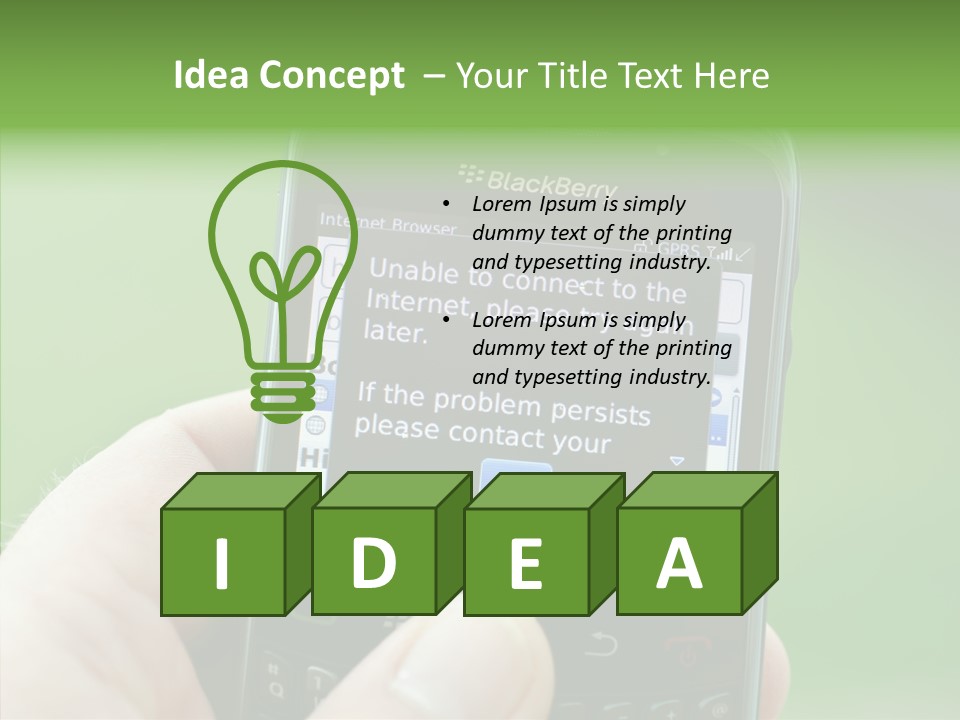 Service Users Server PowerPoint Template