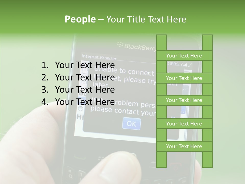 Service Users Server PowerPoint Template