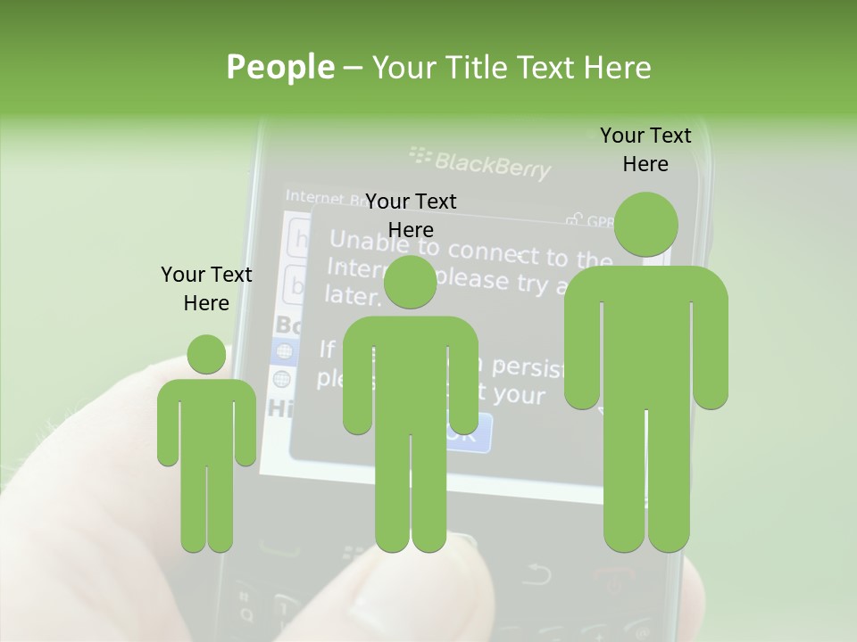 Service Users Server PowerPoint Template