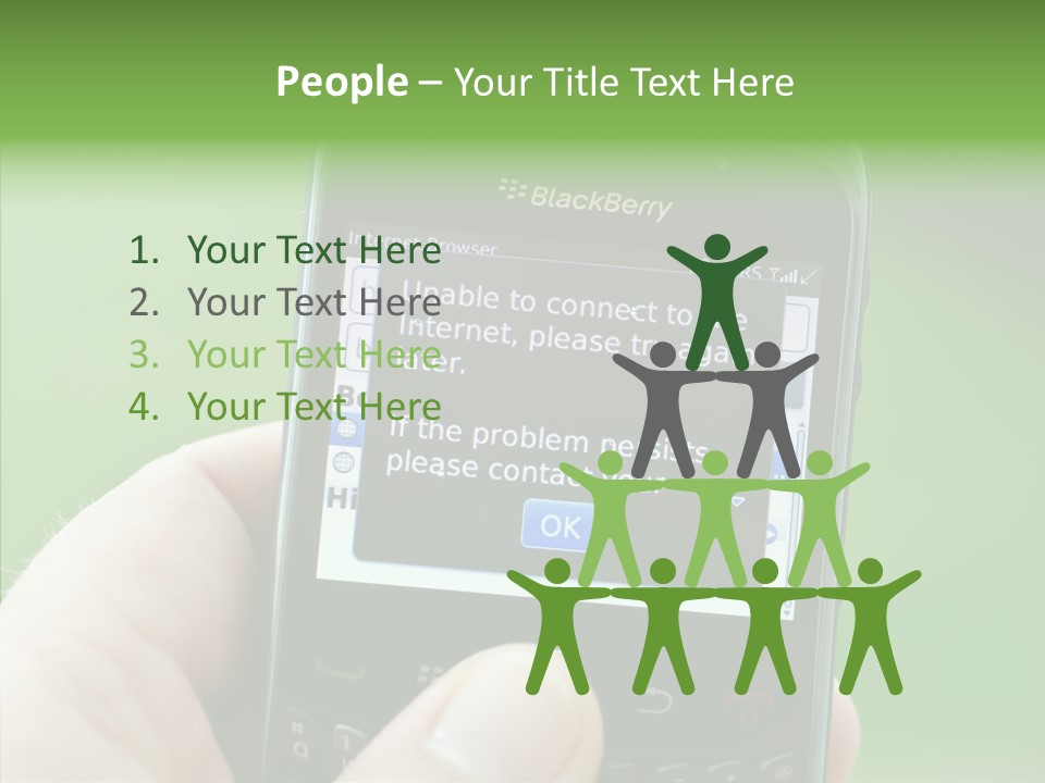 Service Users Server PowerPoint Template