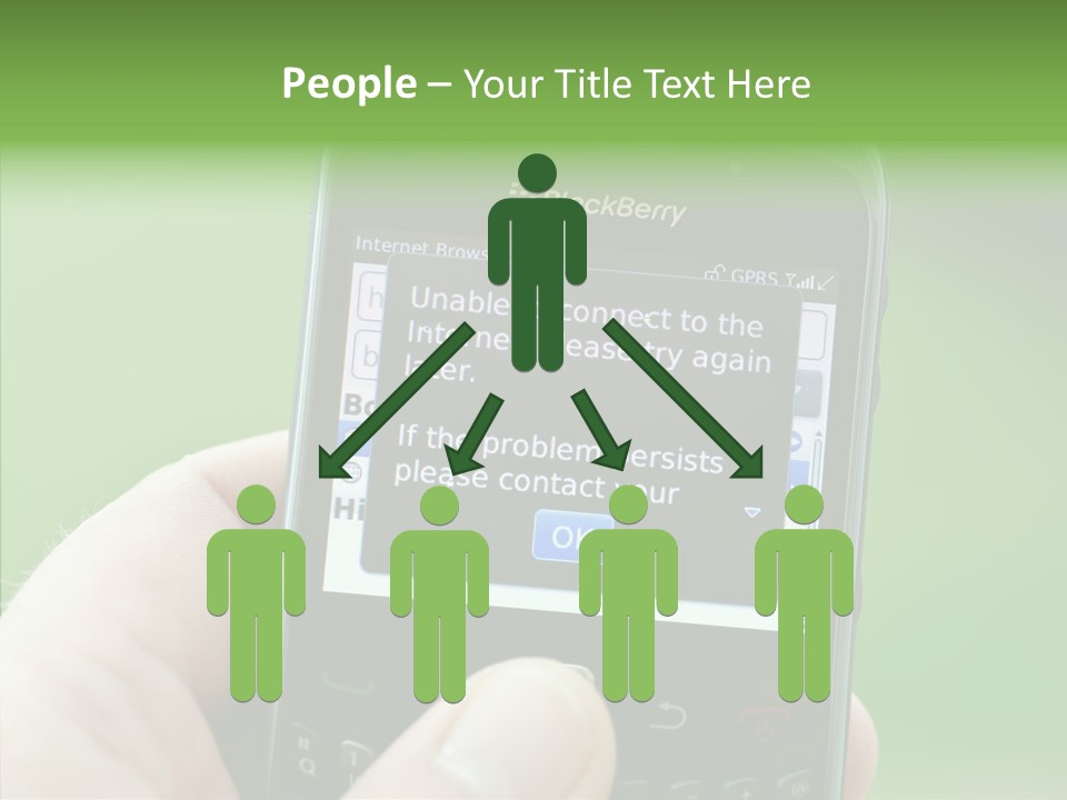 Service Users Server PowerPoint Template