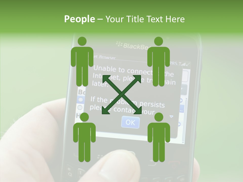 Service Users Server PowerPoint Template