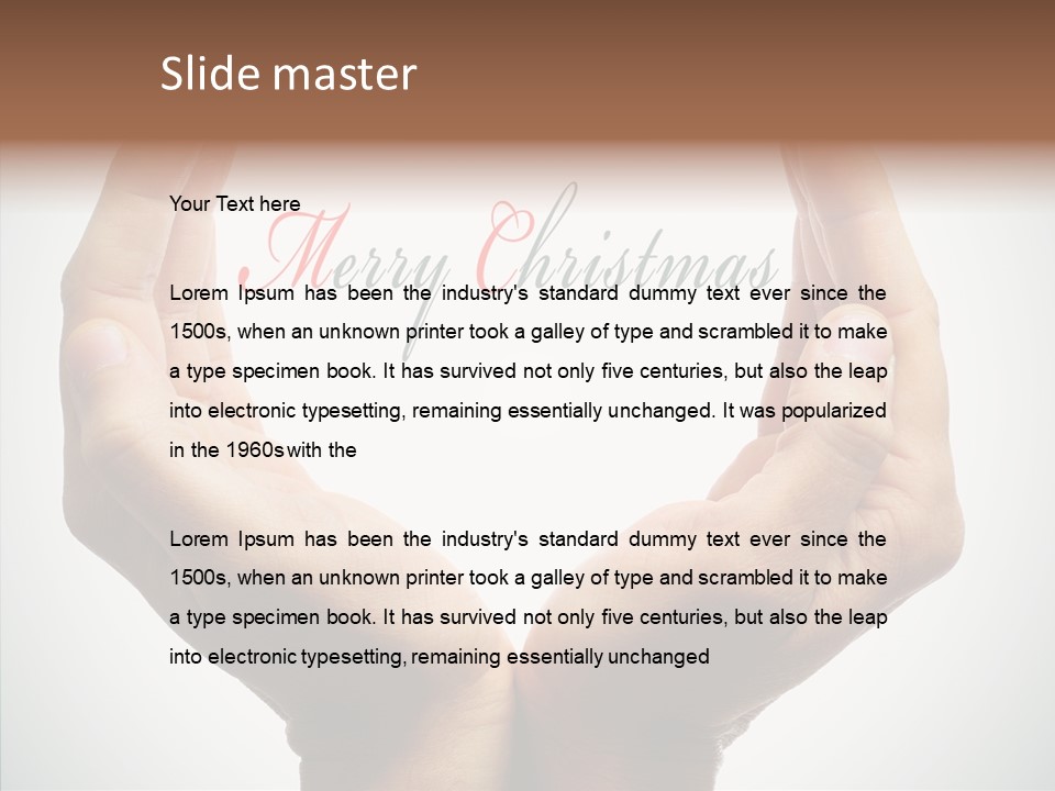 Love Vignetting Black PowerPoint Template