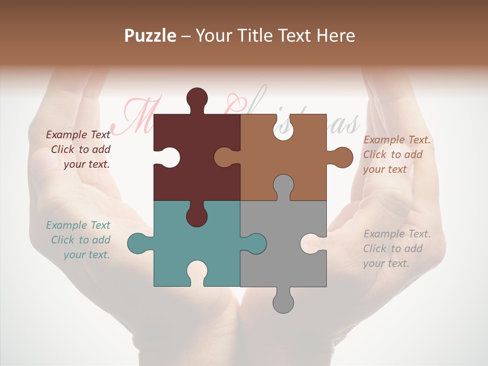 Love Vignetting Black PowerPoint Template