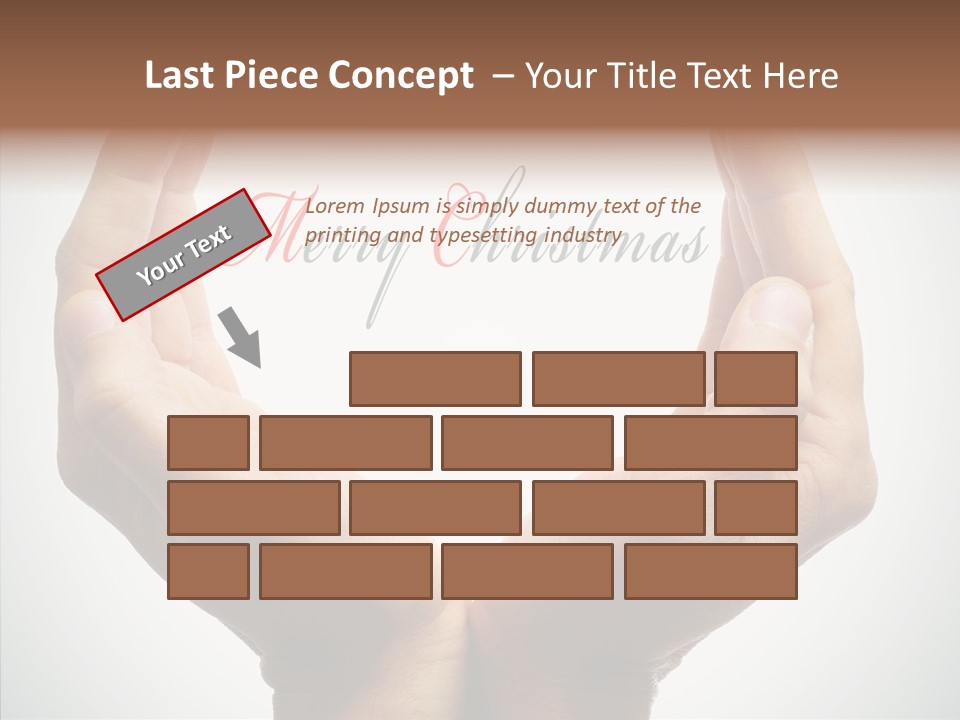 Love Vignetting Black PowerPoint Template