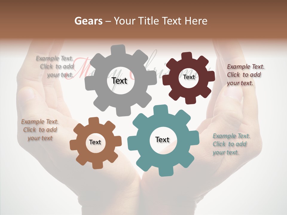 Love Vignetting Black PowerPoint Template