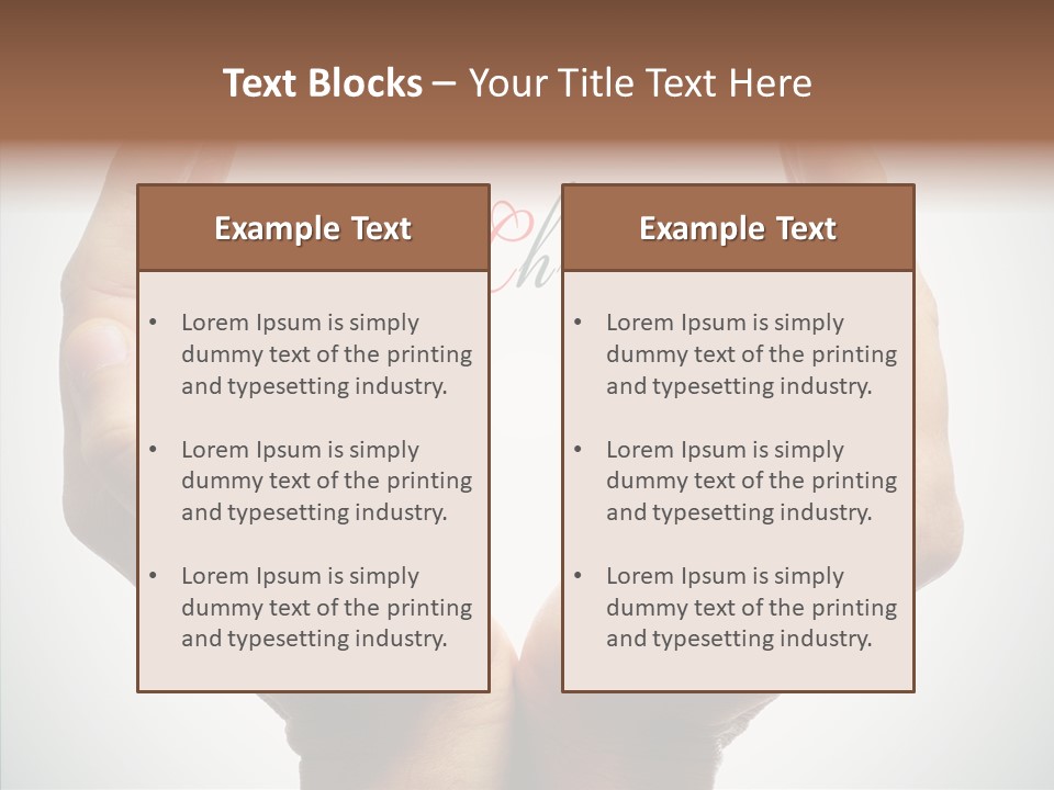Love Vignetting Black PowerPoint Template