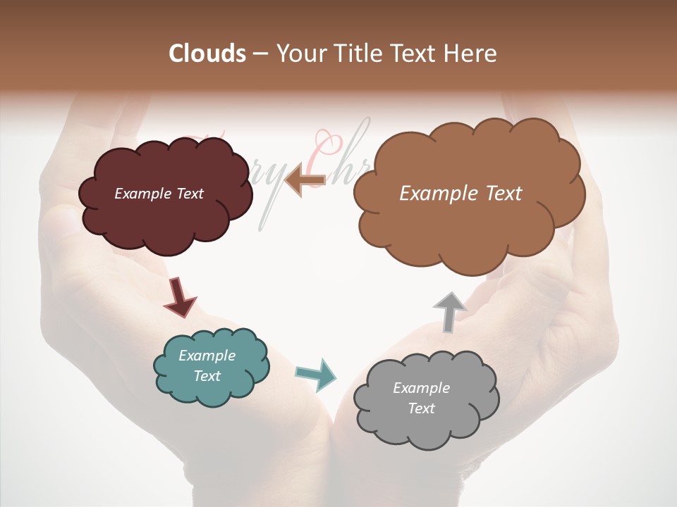 Love Vignetting Black PowerPoint Template