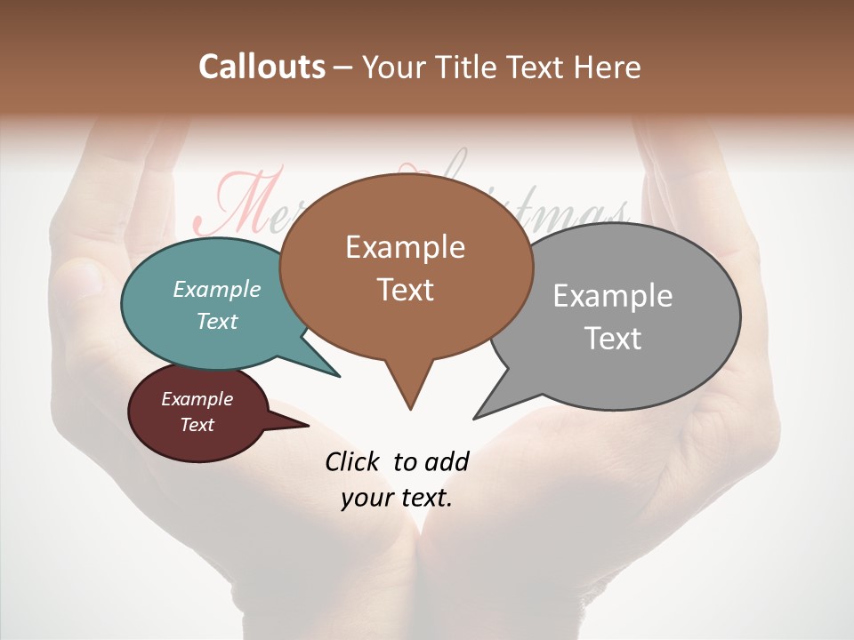 Love Vignetting Black PowerPoint Template