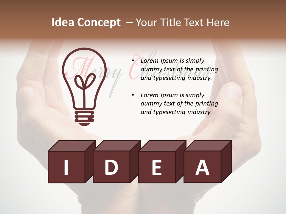 Love Vignetting Black PowerPoint Template