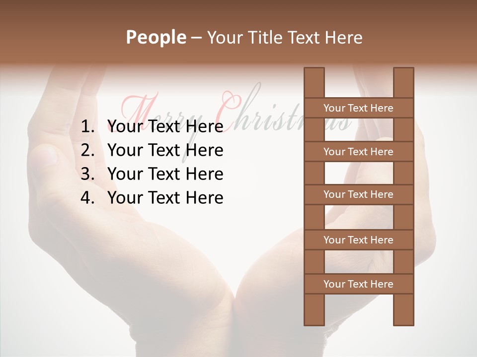 Love Vignetting Black PowerPoint Template