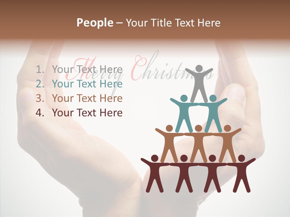 Love Vignetting Black PowerPoint Template