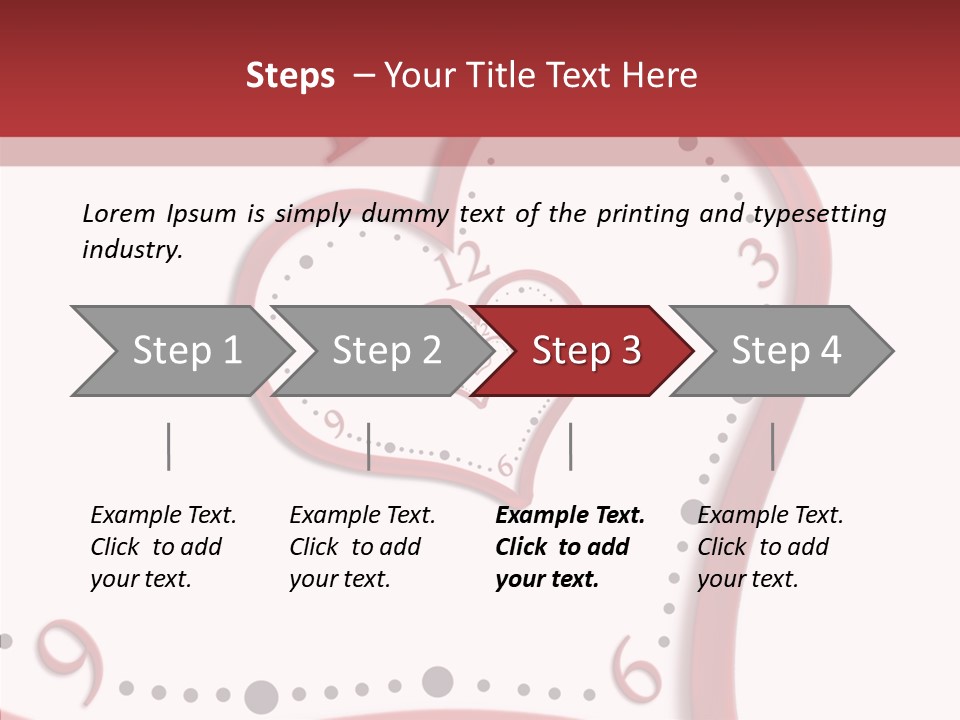 Heart Love Hour PowerPoint Template