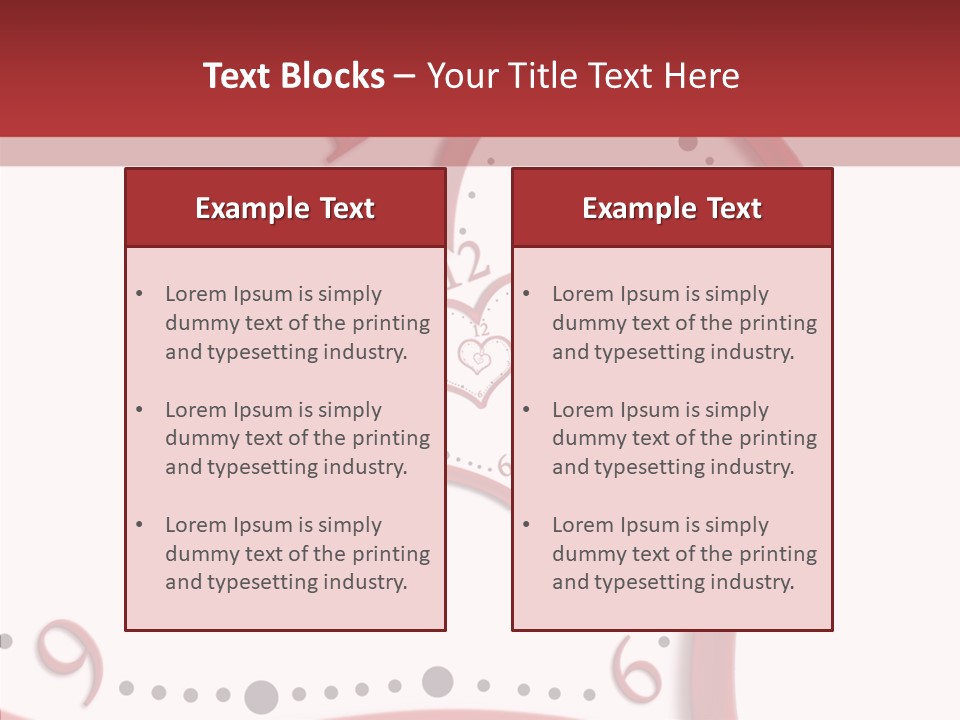 Heart Love Hour PowerPoint Template