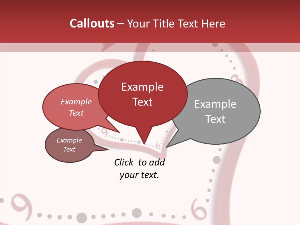 Heart Love Hour PowerPoint Template