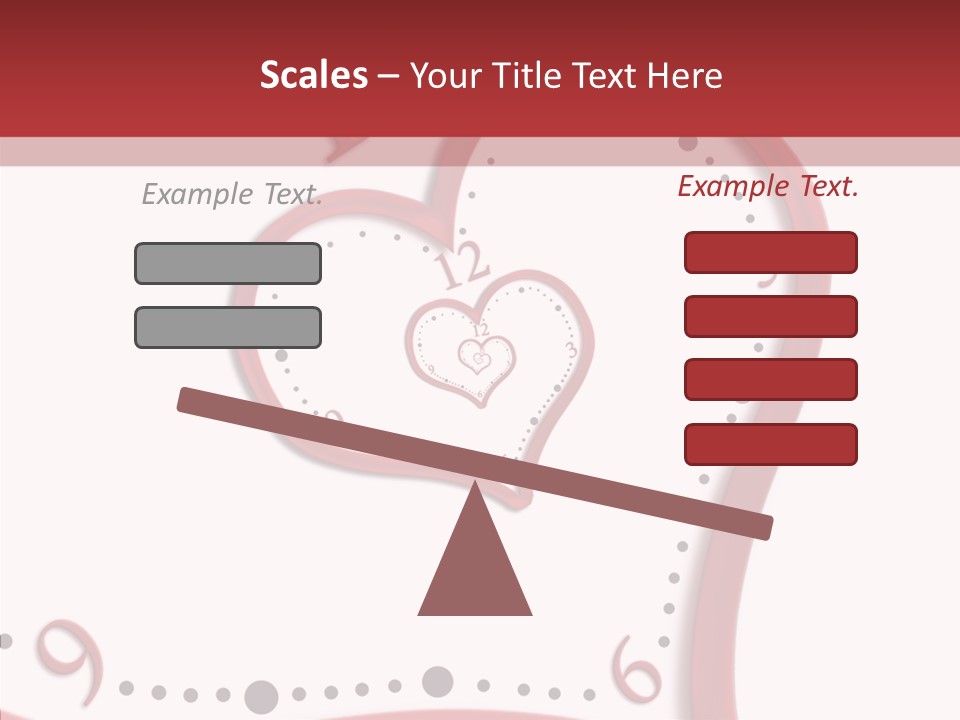 Heart Love Hour PowerPoint Template