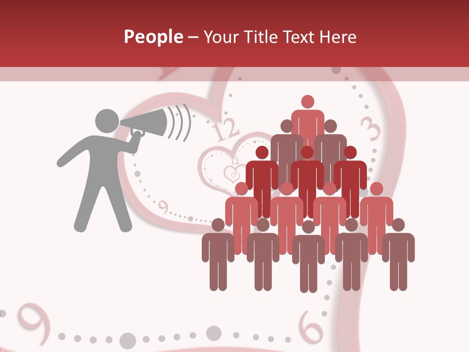 Heart Love Hour PowerPoint Template
