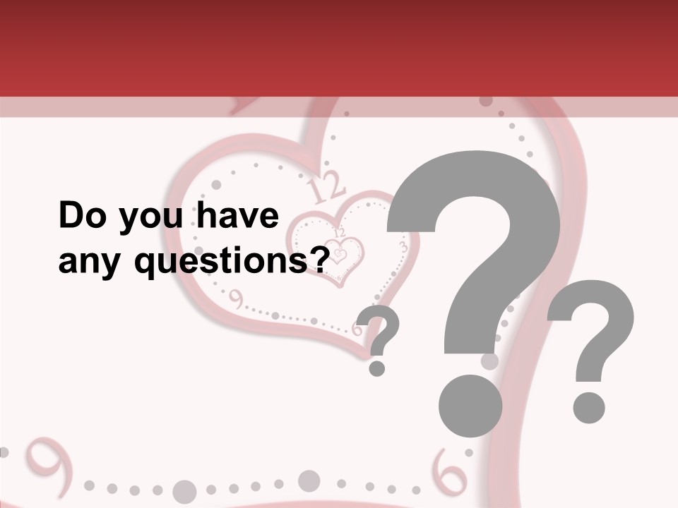 Heart Love Hour PowerPoint Template