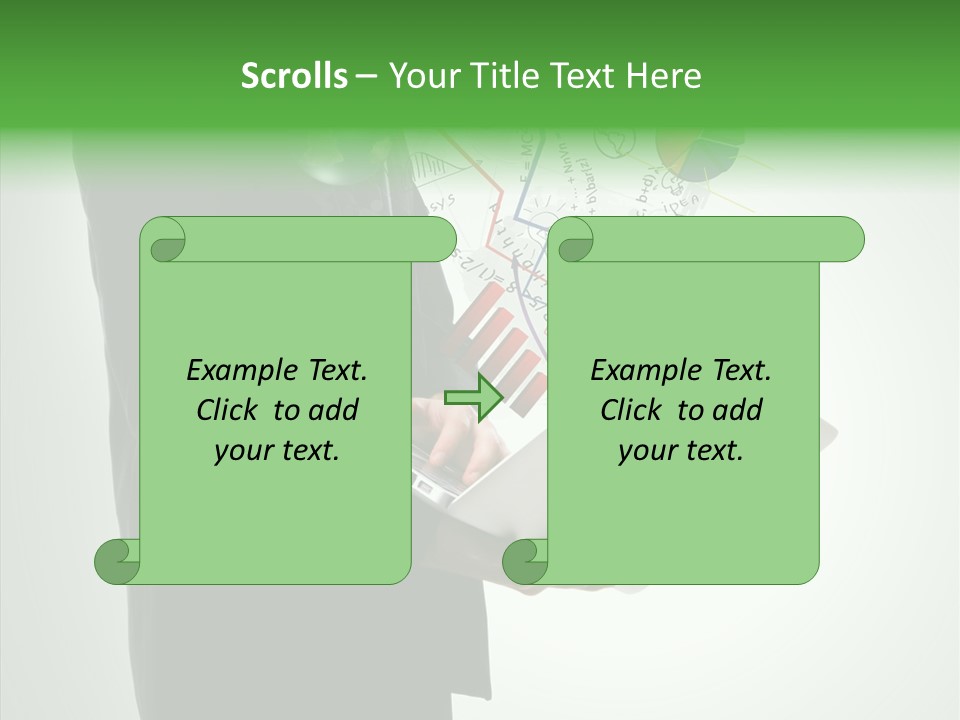 Natural Holding Successful PowerPoint Template